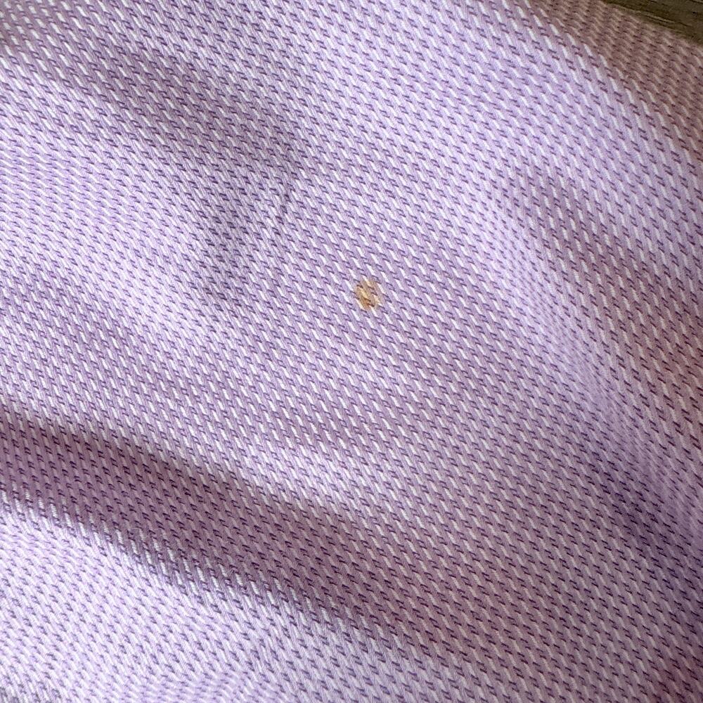 David Donahue Men's 100% Cotton L/S Dress Button Down Shirt Sz 18 34/35 *Read* - Picture 9 of 10